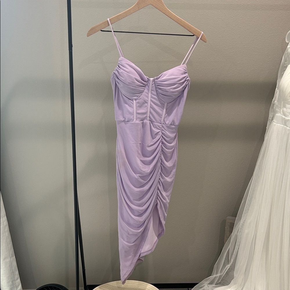 Windsor Lavender Ruched Women Dress